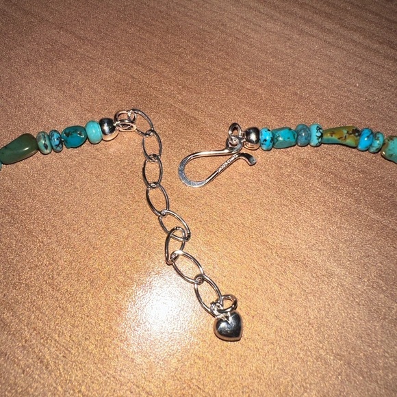 Turquoise small nugget bead necklace by Jay King - Picture 8 of 12